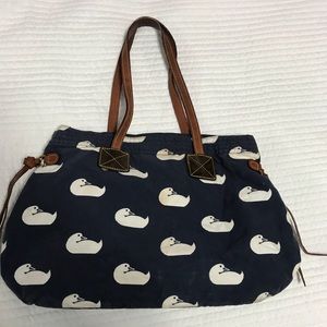 Dooney and Bourke white sport duck Betty bag
